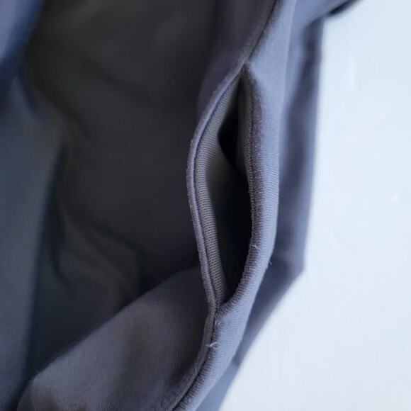 Zella Cropped Leggings Gray Multicolor Hem Pull On Womens Size M Workout Pants - Picture 7 of 8